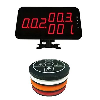 Goede prijs. Privé Mold ABS Plastic Draadloos Elektronisch Service Belknop voor Restaurant online