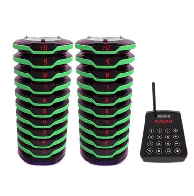 Goede prijs. Verbeter uw restaurantservice met Touchscreen CoreLink Pager System en 20 Coaster Pagers online