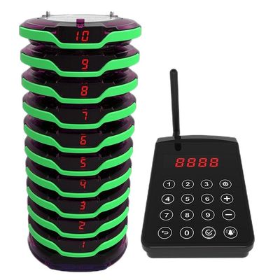 Goede prijs. Touchscreen CoreLink Restaurant Pager System met 10 trillende pagers Private Mould Ja online