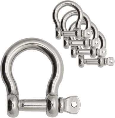 Goede prijs. 304 roestvrij staal Boogvorm Load Shackle voor ketens Draaddraad Lifting Gepolijst afwerking online