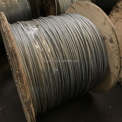 Goede prijs. 3 mm 4 mm 5 mm 6 mm staalkabeltouw 6x19 FC gegalvaniseerd staaldraadtouw voor heftolerantie ±1% Certificaat ISO9001/ISO14001 online