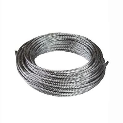 Goede prijs. GB-standaard 6*12 7FC 300m spoel gegalvaniseerd stalen draad touw voor het bundelen 5mm Diameter en 3mm-20mm Diameter online