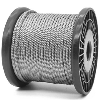 Goede prijs. 6x19 IWRC roestvrij staal kabel touw draden touw T/S 1570Mpa 1000mtrs in triplex spoel gepreformeerd online