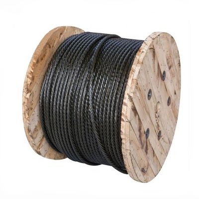 Goede prijs. Stalen draad touw 6x12 FC Niet-legerings heldere lijn gecontacteerde ongalvaniseerde streng online