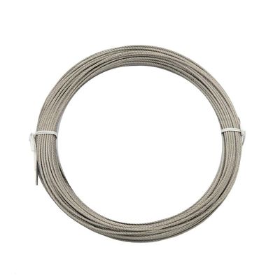 Goede prijs. 316L-staal 8mm 1x19 inoxkabel / roestvrij staal 304 316 draad touw voor moeilijke omgevingen online