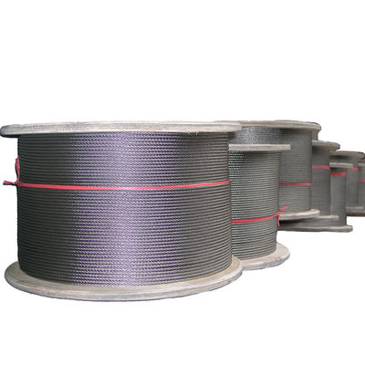Goede prijs. 300-serie 6x7 FC roestvrijstalen kabeltouwen Aisi304 Aisi316 roestvrijstalen draadtouw 3mm 4mm 5mm Lengte 1000m/rol Of op maat online