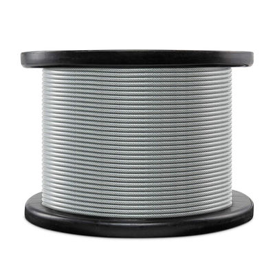 Goede prijs. 7x7 staal kabel touw PVC bekleed staaldraad touw 1/8