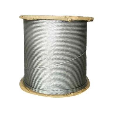 Goede prijs. Hoog koolstofstaal 7x7 Bouw gegalvaniseerd staaldraad touw 3 mm 4 mm 5 mm 6 mm voor verschillende toepassingen online