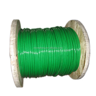 Goede prijs. Veiligheid Waterdicht PVC-gecoat roestvrijstalen draad touw voor andere verwerkingsdiensten en treksterkte 1370-2160MPA online