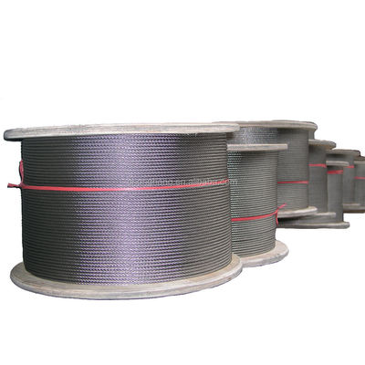 Goede prijs. 304/316 roestvrijstalen draad touw 18x7 FC / 18x IWS Diameter 4mm 6mm 8mm 10mm 12mm 14mm 16mm 18mm 20mm Andere oppervlakte afwerking online