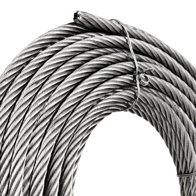 Goede prijs. Aanpasbare lengte 7x19 1/16 inch AISI304 Marine Grade roestvrij staal draad touwkabel met tolerantie Duurzaam online