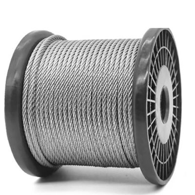 Goede prijs. Gegalvaniseerde stalen draad touwkabel 1mm 1,5mm 1,2mm 3mm 6x7 IWS Sliver gegalvaniseerde afwerking online