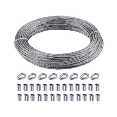 Goede prijs. Snijden DIY Outdoor Suspension 1.5mm 7x7 Strand Core Cable roestvrij staal draad touw voor legering verwerking service online