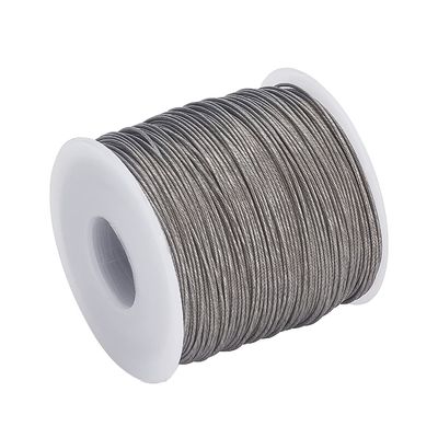 Goede prijs. 200ft 304 roestvrij staal kabel Draad touw sterkte kabel voor kleding lijn draden Outdoor Yard Craft Trellis draad 0,8mm online