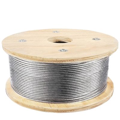 Goede prijs. 16 mm gegalvaniseerd staal, roestvrij staalkabel 1 x 19 strengen Constructie 500 ft voor de installatie van dekkabelrailings online