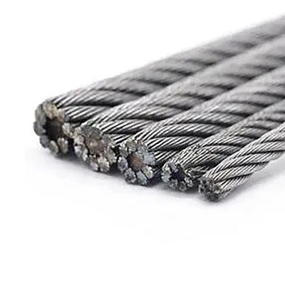 Goede prijs. Draad van niet-gelegeerd roestvrij staal 1,8 mm 2 mm 3 mm 6X7 FC 6X24 7FC 6X19 FC 8X19 voor bouw- en bouwprojecten online