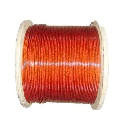 Goede prijs. Gegalvaniseerd 1*19 PVC met hoog trekvermogen, met laag van nylon, met overtreksel van staal online