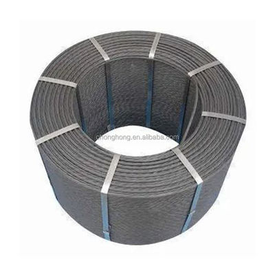 Goede prijs. OEM 15.24mm 7 kabeldraad per meter staalstreng voor voorgespannen betonnen staaldraad PC-streng online