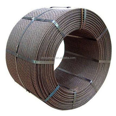 Goede prijs. SAE1006B/SAE1008B/Q195/Q235 gegalvaniseerde staaldraadstreng 7/32 inch 3/2.64mm ASTM A475 online