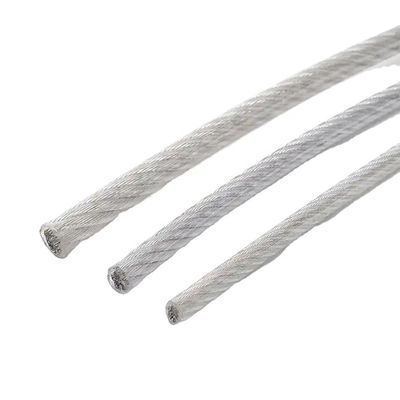 Goede prijs. 7*1 Buigwerk PVC bedekt gegalvaniseerd vliegtuigkabel staaldraad touw 1x7 1/4