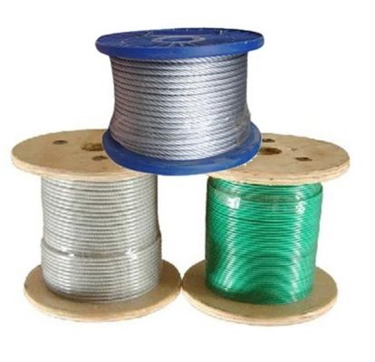 Goede prijs. Niet-legeringsbouw Pvc-gecoat gegalvaniseerd staaldraad touwgewricht met sterke treksterkte online