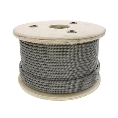 Goede prijs. 4 mm/4,3 mm hoogtenstaan gegalvaniseerd stalen draad touw met stalen kernconstructie online