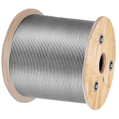Goede prijs. 1x19 Type 316 roestvrij staal constructie ASTM A 475 High Tensile gegalvaniseerd 7 draad 0,33mm staalstreng gegalvaniseerd stalen kabel online