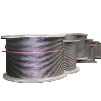 Goede prijs. Roestvrijstalen staalkabel Inox kabel met AISI304 304L 316 316L materiaal en 6 x 7 FC / IWS constructie in 1/16
