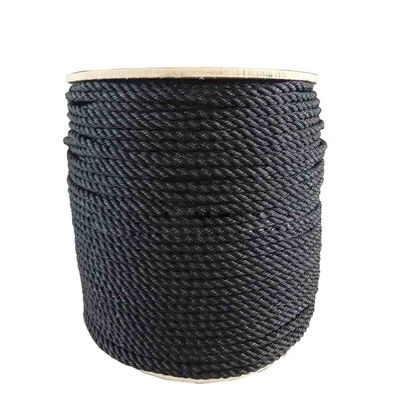 Goede prijs. 14 mm 3-streng PE-touw voor landbouwhuiskassen Zwarte kleur Polyethyleen PP/PE Materiaalstandaard AiSi Overige verwerkingsdienst online