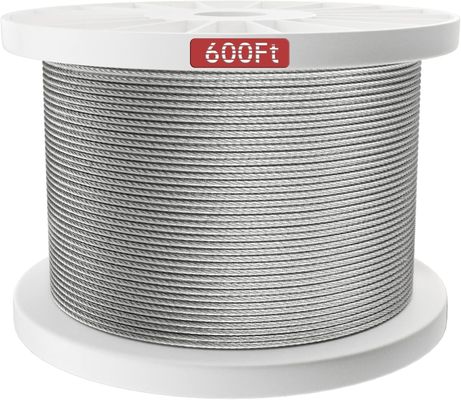 Goede prijs. Roestvrij staal 3/16 7x7 Vliegtuigdraad touw voor kabelrailing kit Marine Grade Bright en speciale koude kopstaal online