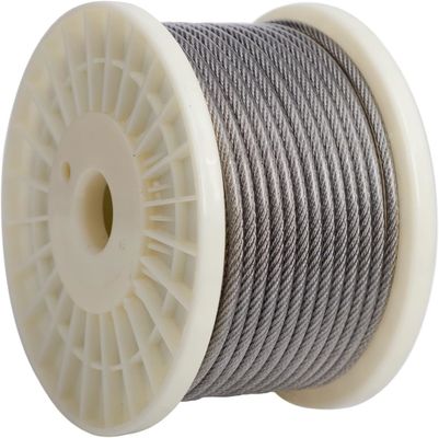 Goede prijs. Gepolijste 7X7 7*19 SS kabel SUS 304 SUS I316 Stalen kabel touwen 8mm Inox kabel roestvrij staal draad touw Amerikaanse standaard online