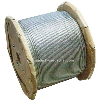 Goede prijs. Niet-legering gegalvaniseerd 12 mm staal kabel touw draden 6x19 voor klanttevredenheid online