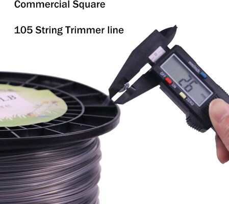 5 LB commerciële vierkant trimmer lijn hoge sterkte binnen kern past de meeste trimmer maaiers aangepast kleur