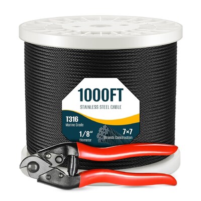 Goede prijs. 304 Roestvrijstalen Staalkabel 7x19 Constructie 10mm Diameter RVS Kabel voor Balustrade Dekreling online