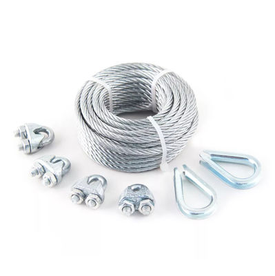 Goede prijs. Type 316 roestvrij staal SS kabeldek Railing Hardware Kits System 1/8 inch Steel kabel touw Draad T316 7x7 Draadtouw online