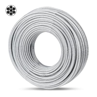 Goede prijs. Roestvrij staal draad touw 7x7 Inox kabel 1/16