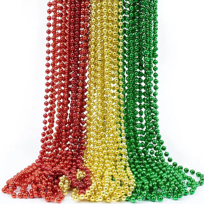 2.4mm Plastic kogelketting zilveren kogelketting witte gouden kogelketting