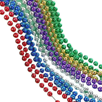 Rolketenfunctie 2,4 mm Plastic zilveren kogelketen in bulk