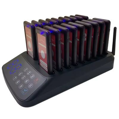 Goede prijs. Goede kwaliteit Waterdicht Draadloos Pieper Bar Cafe Fast Food Restaurant Lijn Roep Vibrate Buzzer Gasten Paging System online