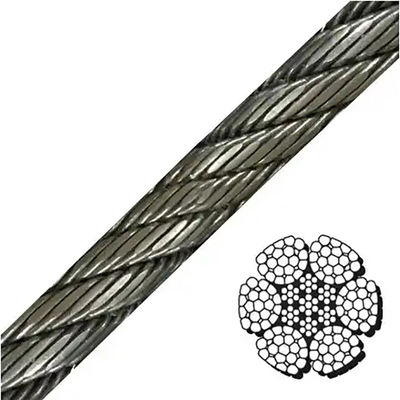 Goede prijs. 35*k7 32mm High Strength Galvanized Steel Wire Rope for Oil & Gas Hoist and Crane Applications online