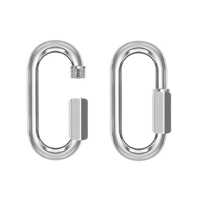 Goede prijs. Quick Link Heavy Duty Carabiner Clips Locking Chain Quick Link Connector voor veiligheidsketens online