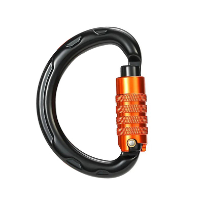 Goede prijs. Groothandel 20kN Outdoor Carabiner Clip aangepast logo en kleur Aluminium Rock Ronde vorm Auto-Lock Carabiner online