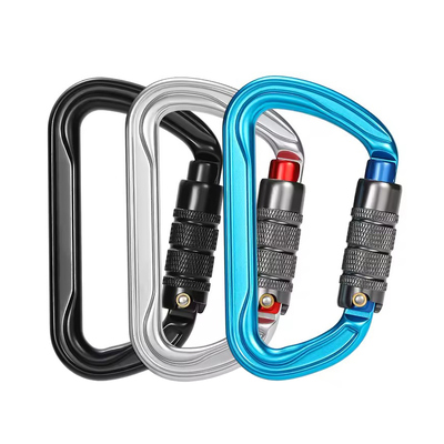 Goede prijs. Automatisch vergrendelende karabinerclip D-vorm zware 7075 roestbestendige aluminium karabiner voor hangmat, wandelen, hondenleiband online