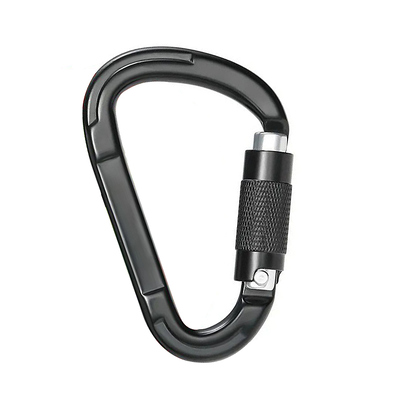 Goede prijs. Fabriek Groothandel Auto Lock 25kN Aluminium legering D-Shape Snap Hook Carabiner voor klimmen online