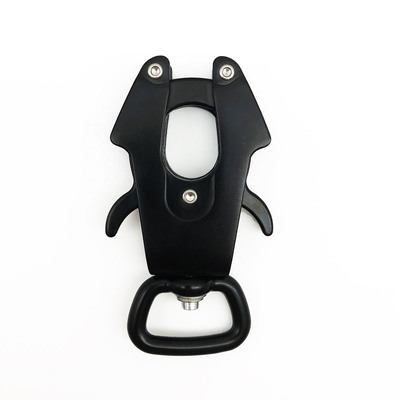 Goede prijs. Aluminium Huisdier Afsluiting Buckle Kikkers Clip Huisdier Snap Hook Kikkers Carabiner Veiligheid Harness Kraag Kikkers Clip Buckles online