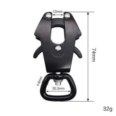 Goede prijs. Aluminiumboeien voor hondenleiband Huisdieren loslaten Boeien Kikkersclip Huisdieren Snap Hook Kikkers Carabiner online
