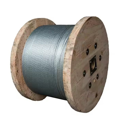 Goede prijs. 3/3.35mm BS183 Hot Dip Galvanized Carbon Steel Guy Ground Cable Stay Wire Coil met buiging online