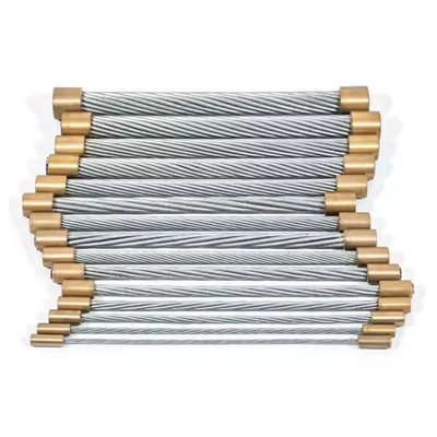 Goede prijs. AISI 7/32 SWG 7/1.83mm Verzinkt Koolstofstaal Stranded Stut-/Scheidingsdraad met Buigservice online