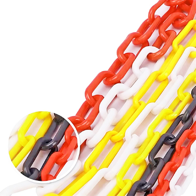 Goede prijs. Rood Wit Geel Zwart Verkeersbarrière Plastic Link Chain online