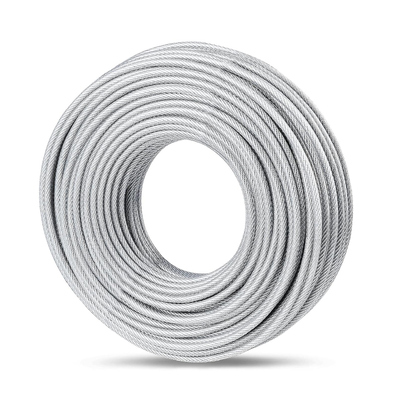 Goede prijs. Zwaar draadsnoer 1x7 7x7 1x19 7x19 met PVC-coating van roestvrij staal voor de bouw online